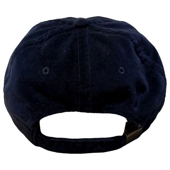 Maharishi Velvet Sun Dragon 6 Panel Cap Hat Embroidered Navy Made In USA - Picture 4 of 7